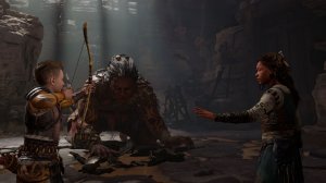God of War: Ragnarok, эпизод 17. Сон Атрея, схватка с бабушкой нашей девушки и встреча с Фреей