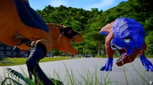 Динозавры. Тиранозавр Рэкс. Индоминус. Спинозавр. Мультики про динозавров.