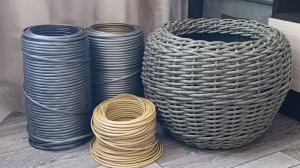 Готовлюсь к весеннему сезону/ Плету кашпо из ротанга/ Покупки/ Приболела