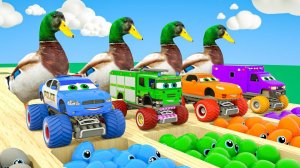 Детские мультяшки про машинки для малышей и детей с веселыми песенками для детей и малышей