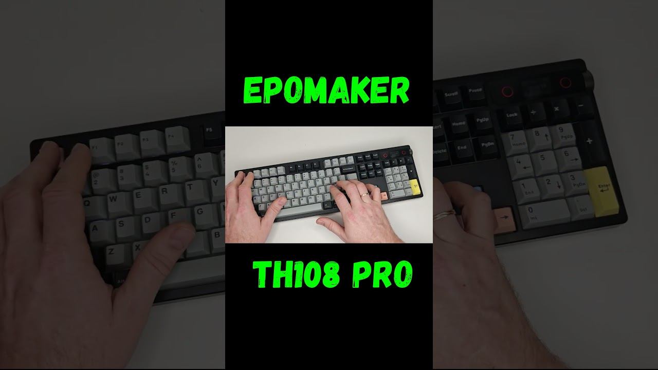 Sound test Epomaker TH108 PRO #epomaker #epomakerkeyboard смотреть онлайн