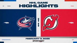 04.02.2026 | ОБЗОР МАТЧА | Нью-Джерси Дэвилз - Коламбус Блю Джекетс | Highlights