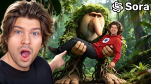 😱РЕАКЦИЯ НА МОИ СОБСТВЕННЫЕ AI ВИДЕО С НЕЙРОСЕТЬЮ!