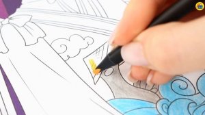 РАСКРАСКА С ЦВЕТНЫМ ФОНОМ. ТОКИЙСКИЙ СТИЛЬ