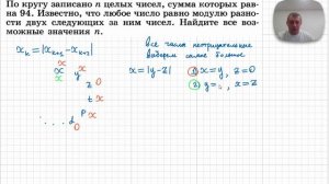 2026-02-04 Числа по кругу с суммой 94