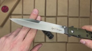 Нож реплика Cold Steel 26C Ti-Lite 6 Lynn Thompson Signature - обзор!