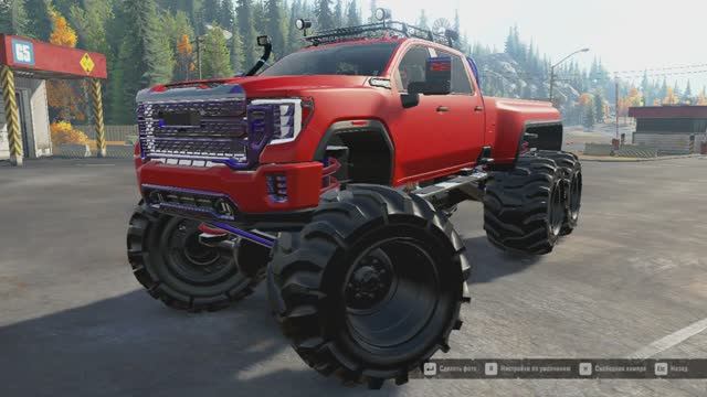 SnowRunner Моды Автомобиль Новый 4х4 Сумасшедшие...Дорога..Воин 6х6 смотреть онлайн