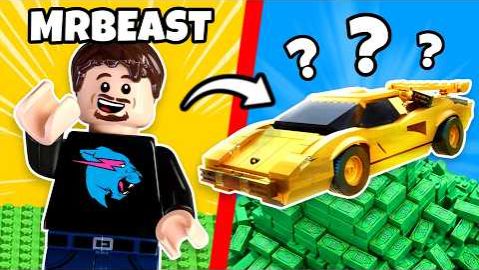 Я воссоздал ВИДЕОРОЛИКИ MRBEAST из конструктора LEGO…