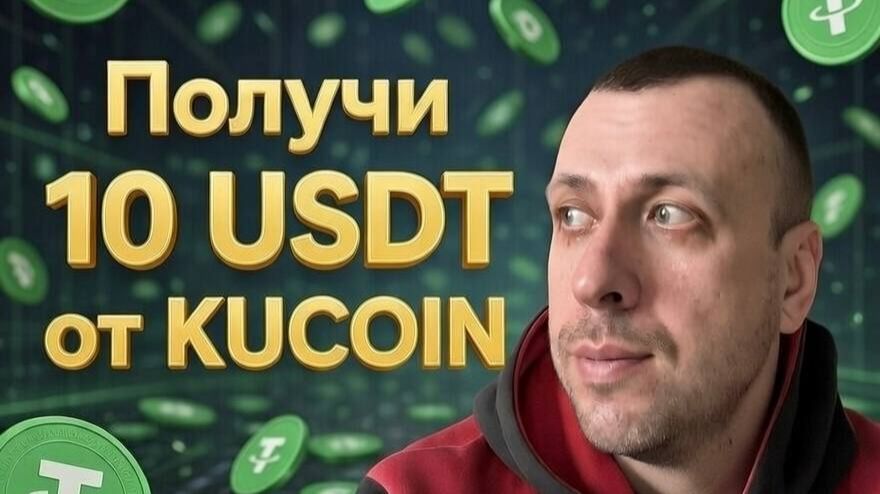 Как получить 10$ от биржи Kucoin. Как заработать на криптовалюте 2026 смотреть онлайн