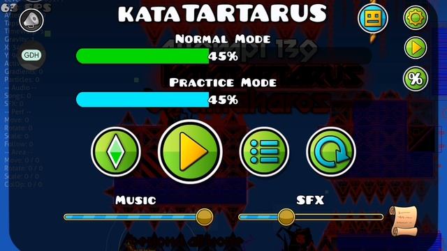 KataTARTARUS 45% (showcase) +w/clicks,layout,hitboxes,hitbox Trial,noclip.