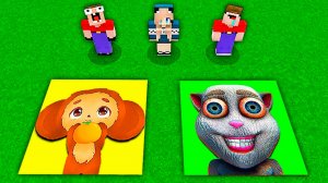 2 НУБА И ДЕВУШКА ПРО НАШЛИ НОВЫЕ ЯМЫ ЧЕБУРАШКИ И ГОВОРЯЩЕГО ХУАНА В МАЙНКРАФТ