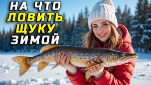 На что ловить щуку зимой
