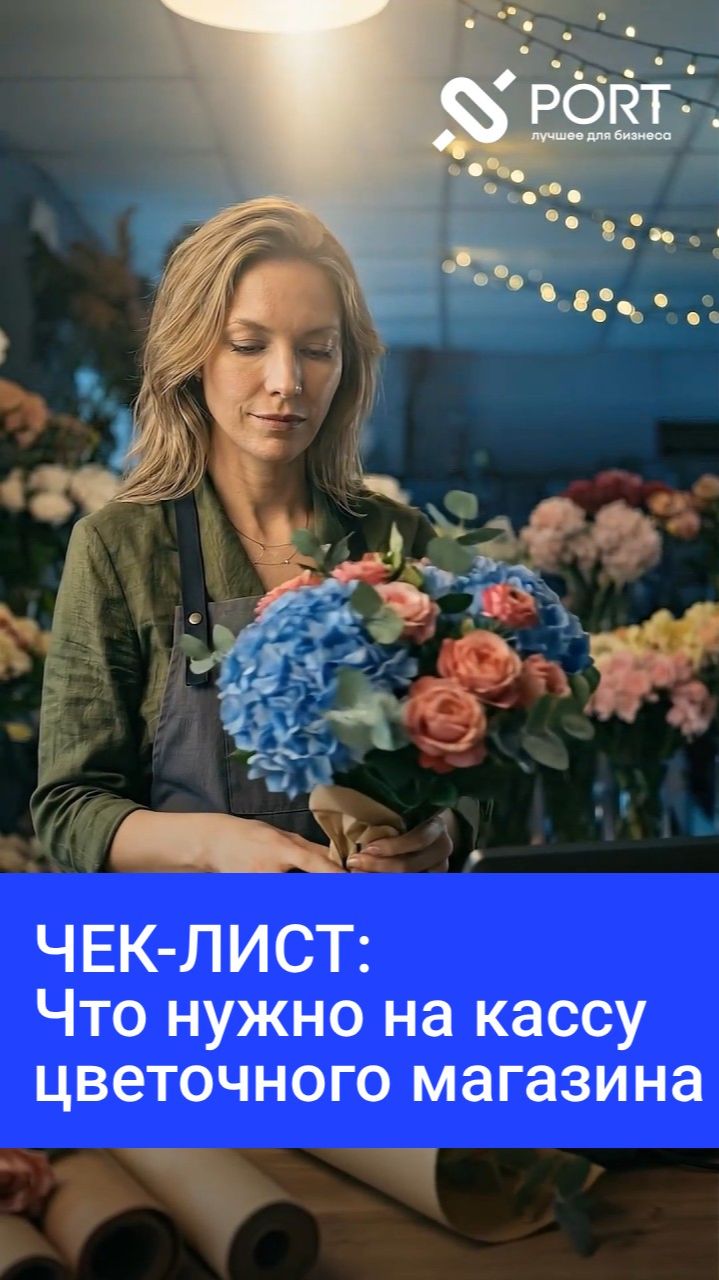 Что нужно на кассу для открытия цветочного магазина?