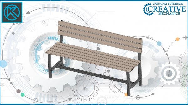Металлоконструкции в Компас 3D. Скамейка в Компас 3D