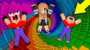 2 НУБА И ДЕВУШКА ПРО ПРОХОДЯТ ДРОППЕР В МАЙНКРАФТЕ