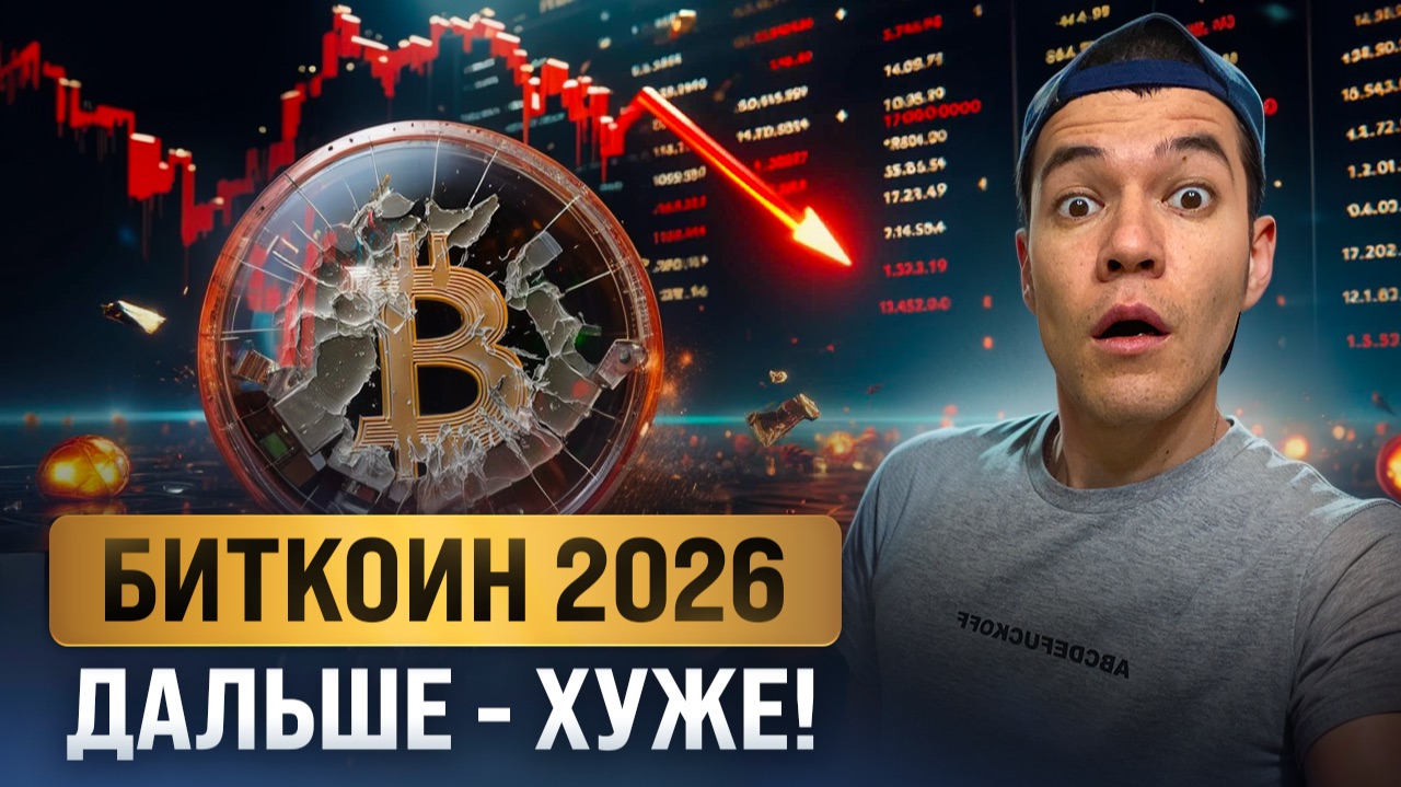 BTC новая реальность 2026 | Будет только хуже!