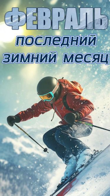 Февраль. Последний зимний месяц.