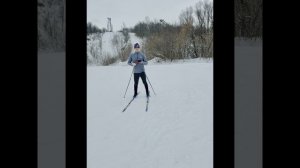 Длинная лыжная тренировка