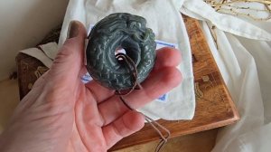 _Дракон Магии_ диск Би из нефрита сертификат 0005