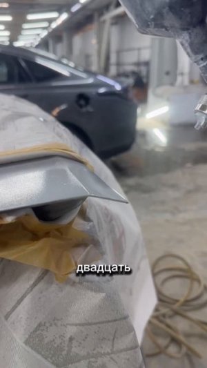 Загнуло угол двери, сделали локально за 1 день! #кузовнойремонт #покраска #детейлинг