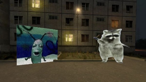 Некстботы raccoon, plankton Gmod