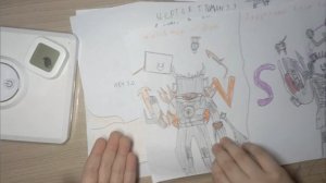 Обзор на мои рисунки (один не мой)