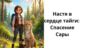 СПАСЕНИЕ САРЫ: ВИДЕОКНИГА про Настю и рысь🌲🐾