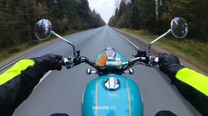 Royal Enfield Classic 650 Звук мотора.  Одинцово.  Для беговой дорожки.