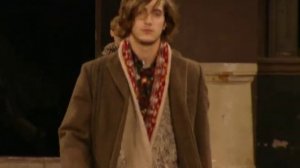 Показ мужской коллекции Dries Van Noten осень-зима 2002-2003