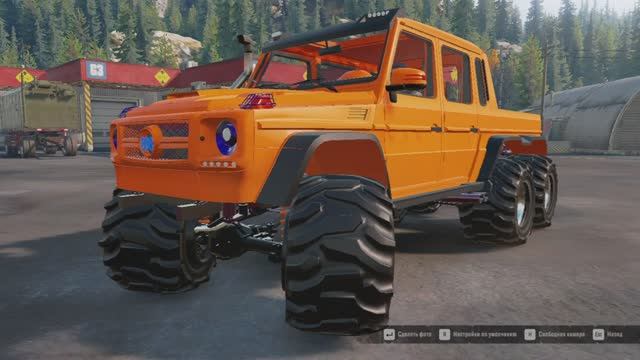 SnowRunner Моды Автомобиль Новый Другой Сумасшедшие....МК63...6х6 смотреть онлайн