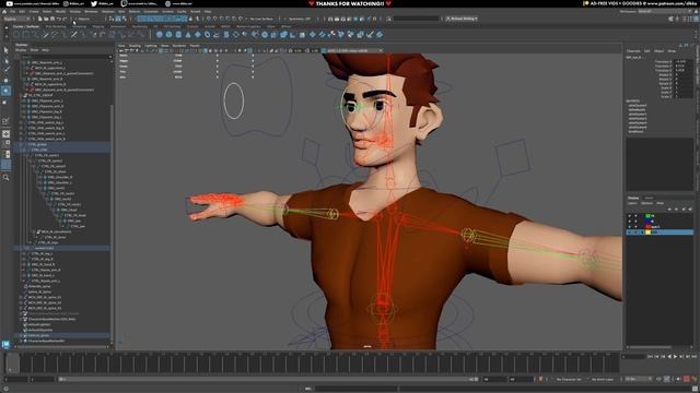 Character Rigging in Maya! Episode 13 - Rigging the Eyes - Dikko (1080p, h264)