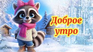 Доброе утро. Желаю вам для полного свершений.