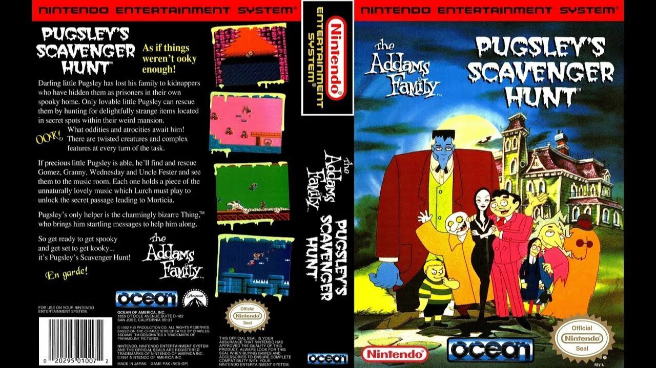 The Addams Family Pugsleys Scavenger Hunt (NES) смотреть онлайн