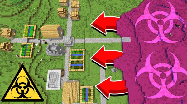 НЕИЗВЕСТНЫЙ ВИРУС ЗАРАЖАЕТ ДЕРЕВНЮ ЖИТЕЛЕЙ В МАЙНКРАФТ | Риколит Minecraft