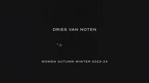 Показ женской коллекции Dries Van Noten для осень-зима 2023-2024