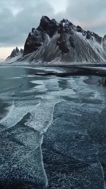 Чёрный пляж, #Исландия.