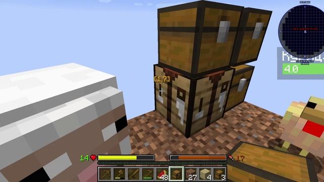 ИГРАЮ В МАЙНКРАФТ НА ОДНОМ БЛОКЕ!