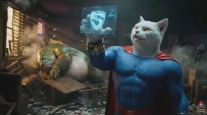 Суперкот против мутанта рыбы медведя , супермен спайдер мен мультик детский для детей развивающий