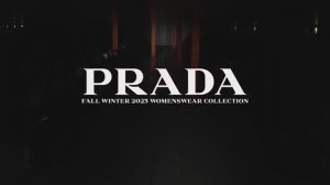 Показ женской коллекции Prada осень-зима 2023-2024