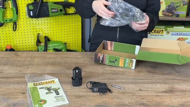 Шуруповерт аккумуляторный PA12Li IND Procraft 12В смотреть онлайн