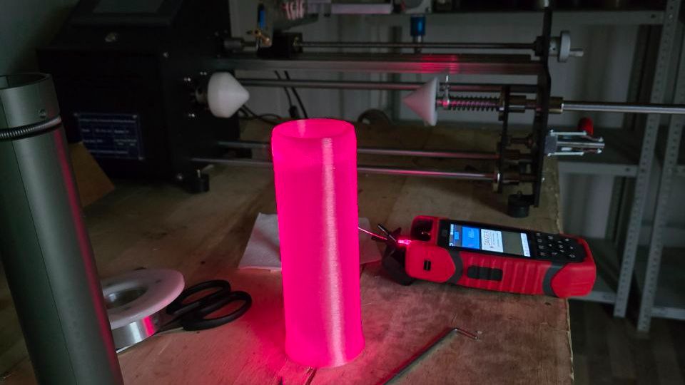 Тестируем внутреннюю размотку оптического волокна!!!