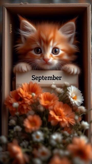 Кошки осень