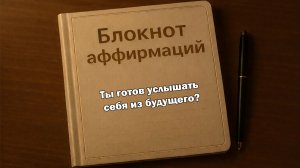 Письмо себе из будущего. Практика, которая меняет