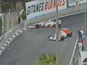 Формула 1. Разворот Альборето на Гран-при Монако 1992 (гонка)