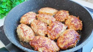 Котлеты с картофелем вкусно бюджетно - целая сковорода котлет из 200 г фарша👍