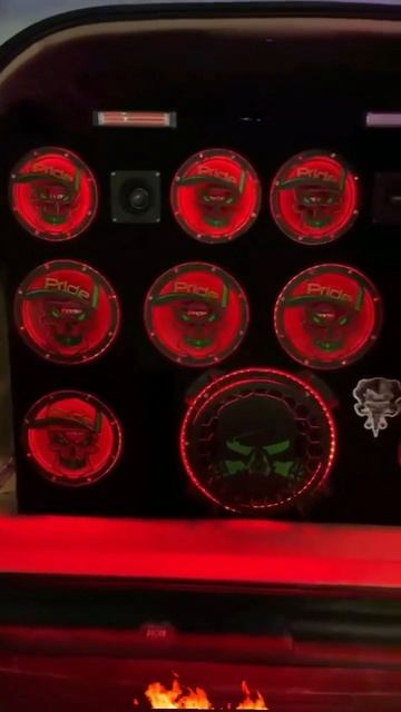 Дерзкий стиль в деталях: грили с черепом для динамиков Pride.