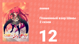 Пламенный взор Шаны 2 сезон 12 серия (аниме-сериал, 2007)