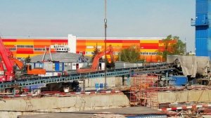 Работа конвейера ТПМК Виктория S-517 на станции метро Текстильщики БКЛ 12.05.2020