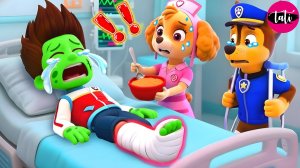 Щенячий патруль и Маршалл. Залипательное видео. Мультфильм для детей и малышей. Анимация 179