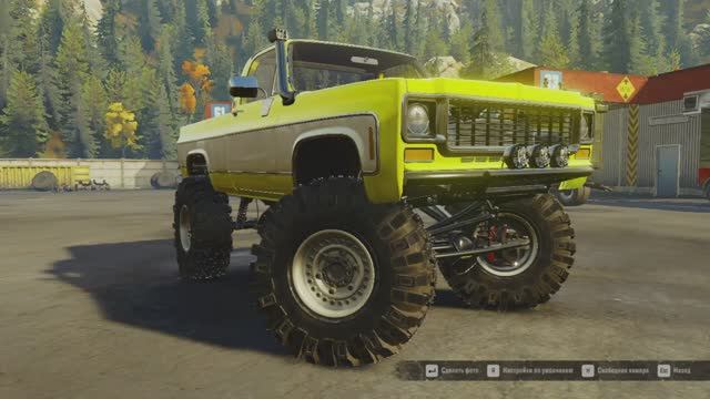 SnowRunner Моды Автомобиль Новый 4х4 Коротышка Квадратное Тело смотреть онлайн